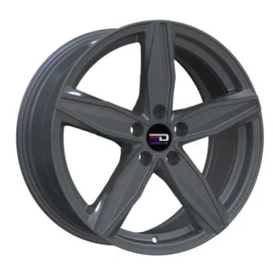 Euro Design – Berlin – Gunmetal – 16″x7″ 40mm – All weather Wheels – BER1670B4056MG